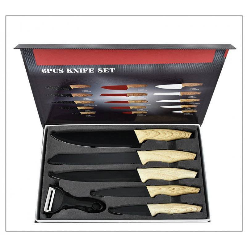 HIGH QUALITY KITCHEN KNIFE SET WITH SKIN PEELER