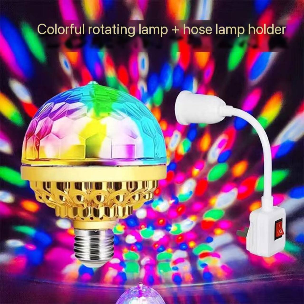 COLORFUL RGB ROTATING MAGIC DISCO LIGHT