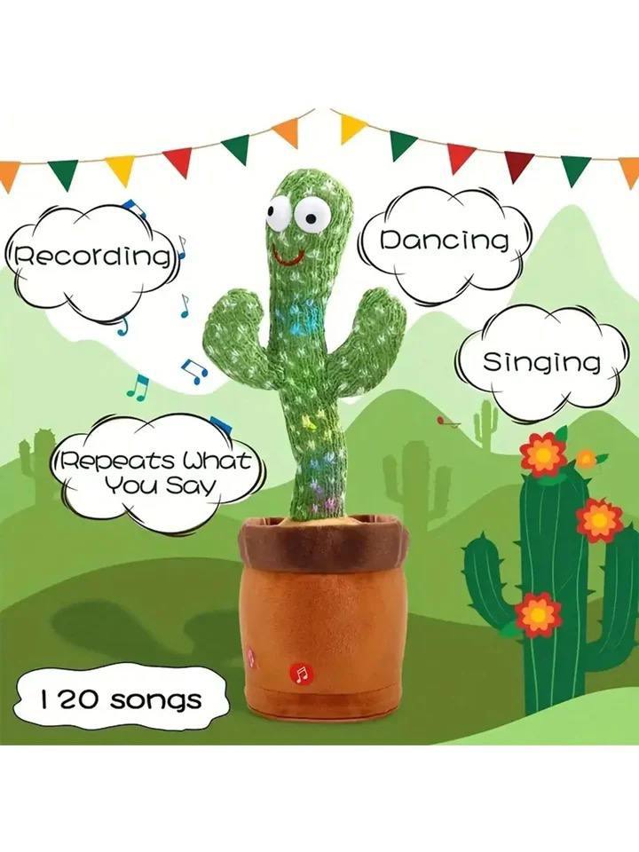 DANCING & TALKING CACTUS 🌵 TOY FOR BABIES