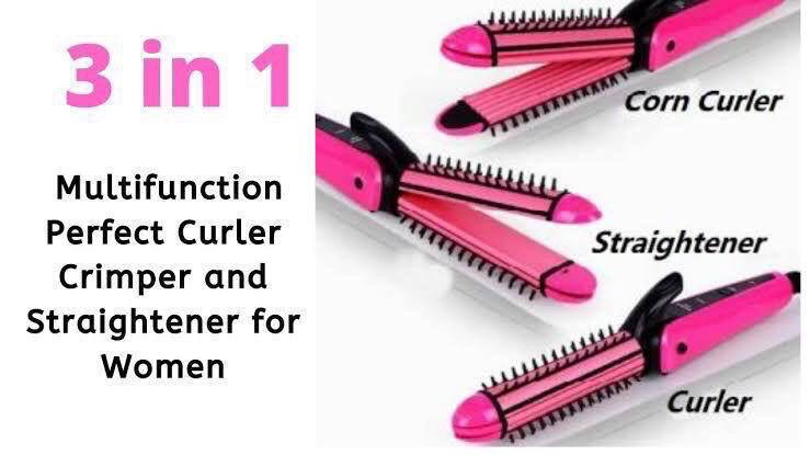 3in1 hair straightener