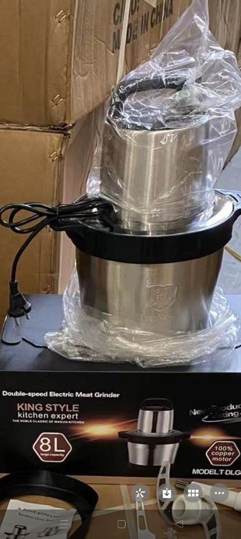 6L KICHEN EXPERT ELECTRIC STAINLESS MULTI PURPOSE YAM AND FUFU POUNDER