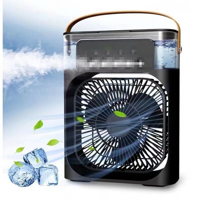 3in1 PORTABLE FAN AIR CONDITIONER HUMIDIFIER USB COOLING FAN AIR COOLER LED NIGHT WATER MIST HUMIDIFICATION FAN