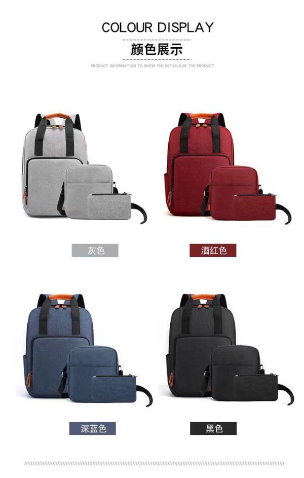 3IN1 QUALITY DOUBLE PADDED LAPTOP BAG DESIGN 01 - Image 7