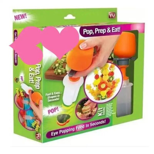 POP CHEF – DECORATIVE FRUIT CUTTER KIT - Image 2