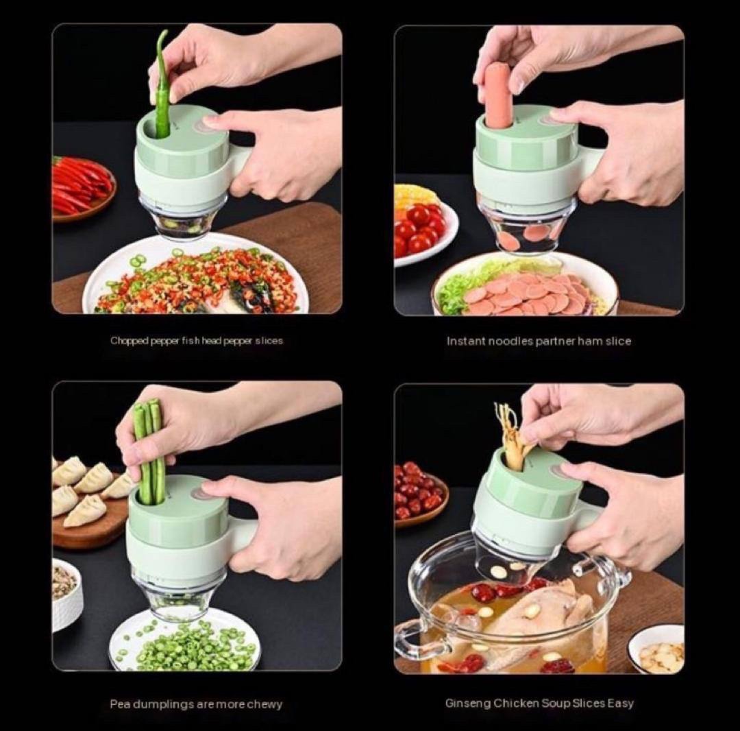 RECHARGEABLE MULTIFUNCTIONAL KITCHEN HAMMER/SLICER