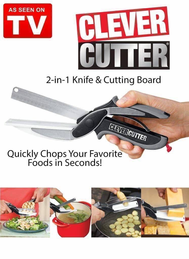 2IN1 CLEVER CUTTER KNIFE