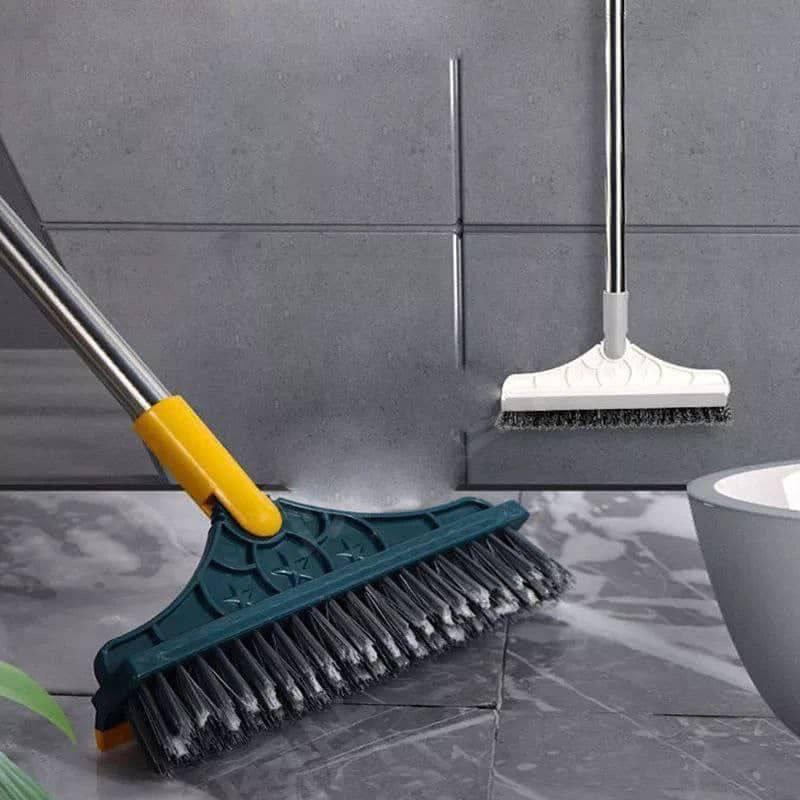 2IN1 MULTIFUNCTIONAL BROOM SCRAPE, BRUSH WITH LONG HANDLE