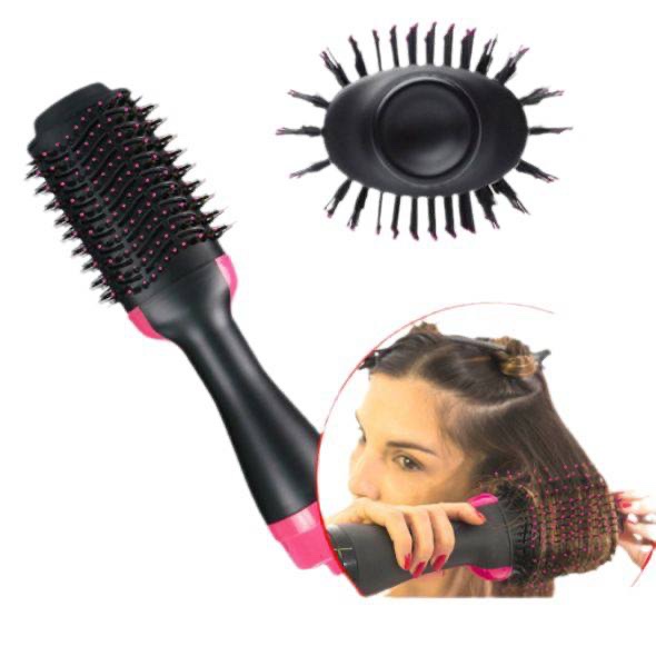 4in1 PROFESSIONAL HOT AIR BRUSH – (DRYER/COMB/CURLER/STRAIGHTENER)