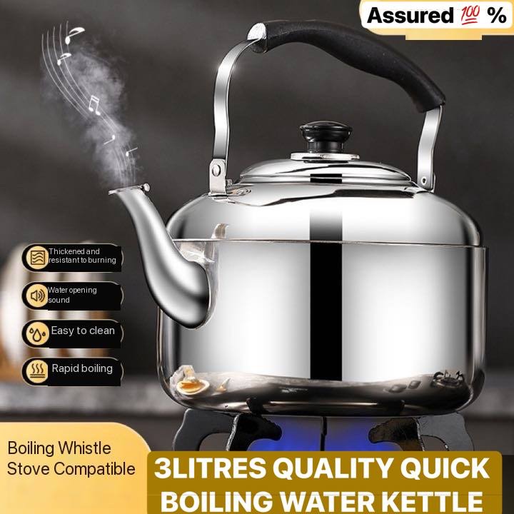 STAINLESS STEEL STOVE/GAS TOP KETTLE