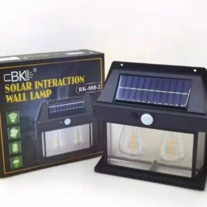 HIGH TECH SOLAR INDUCTION WALL DOUBLE BULB LAMP FOR HOME/GARDEN/BALCONY