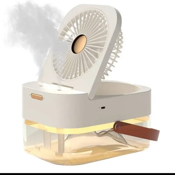 DUAL SPRAY WATER MIST AIR CONDITIONER FAN WITH NIGHT LIGHT - Image 4