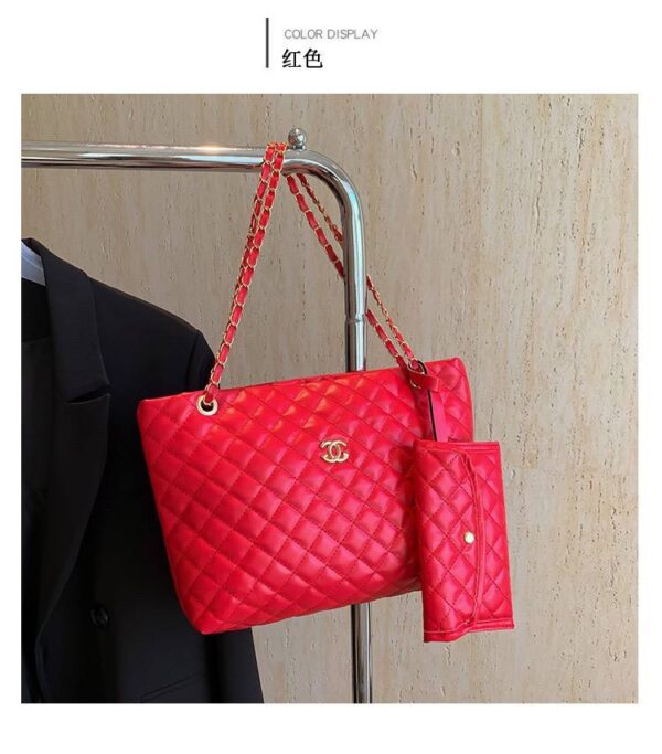 ISABELLA 2IN1 LEATHER BAG WITH PURSE - Image 11
