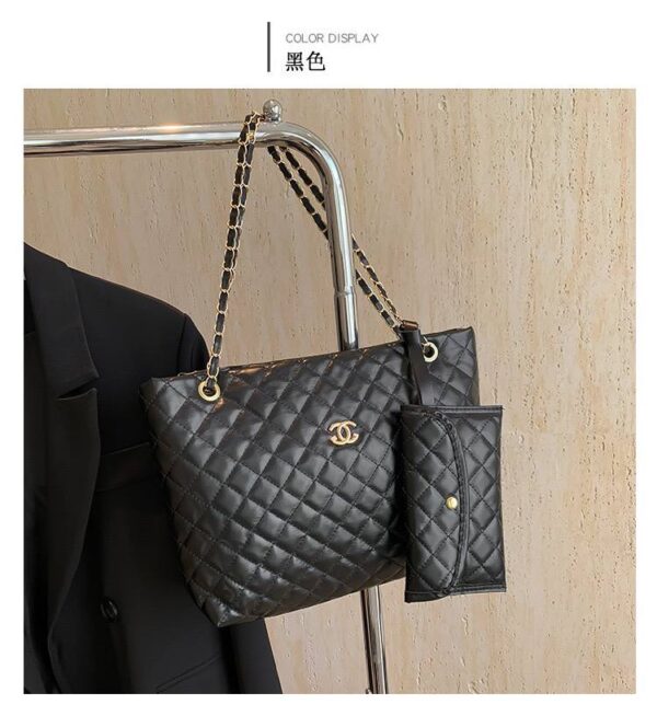 ISABELLA 2IN1 LEATHER BAG WITH PURSE - Image 6