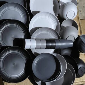 32PCS/SET HEALTHY ECO-FRIENDLY PP MATERIAL THICKENING DINNERWARE/SERVING SET